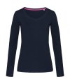 Dames T-shirt Lange Mouw Stedman Claire ST9720 Marina Blue